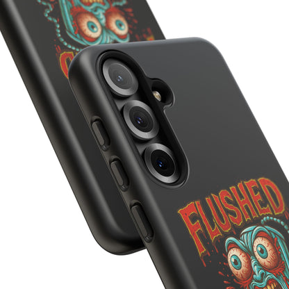 Phone Case — "Flushed But Not Forgotten" Horror Graphic iPhone Cover