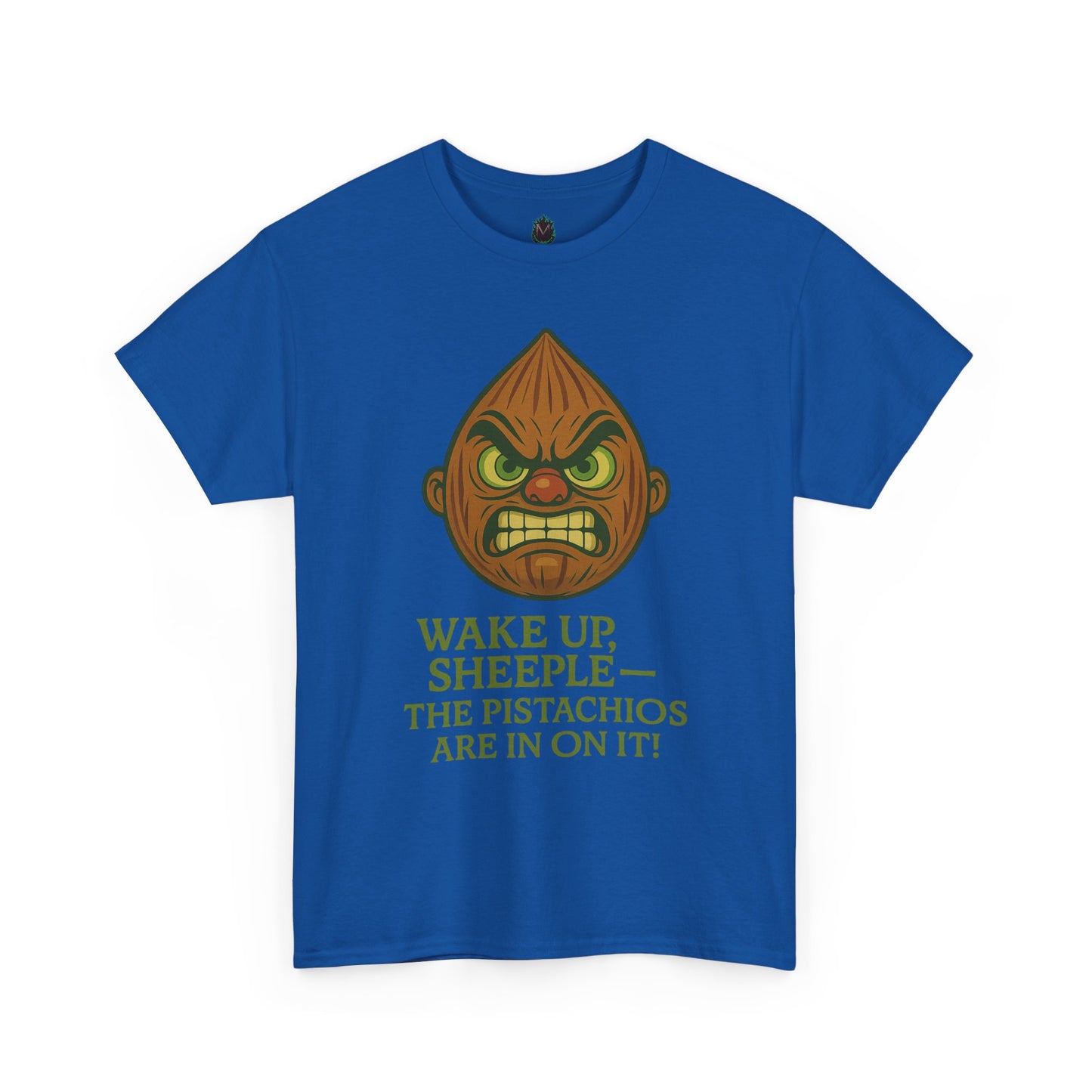 Almond Conspiracy – “The Pistachios Are In On It!” Tinfoil Nut Tee