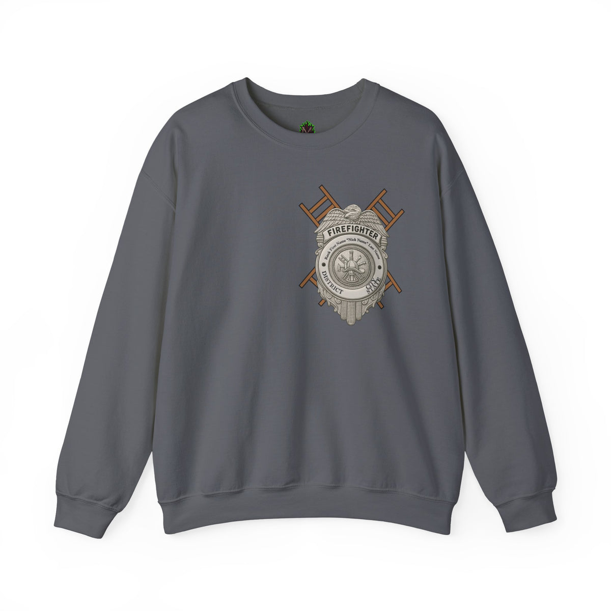 Courage Under Fire Strength in the Smoke Crewneck Sweatshirt