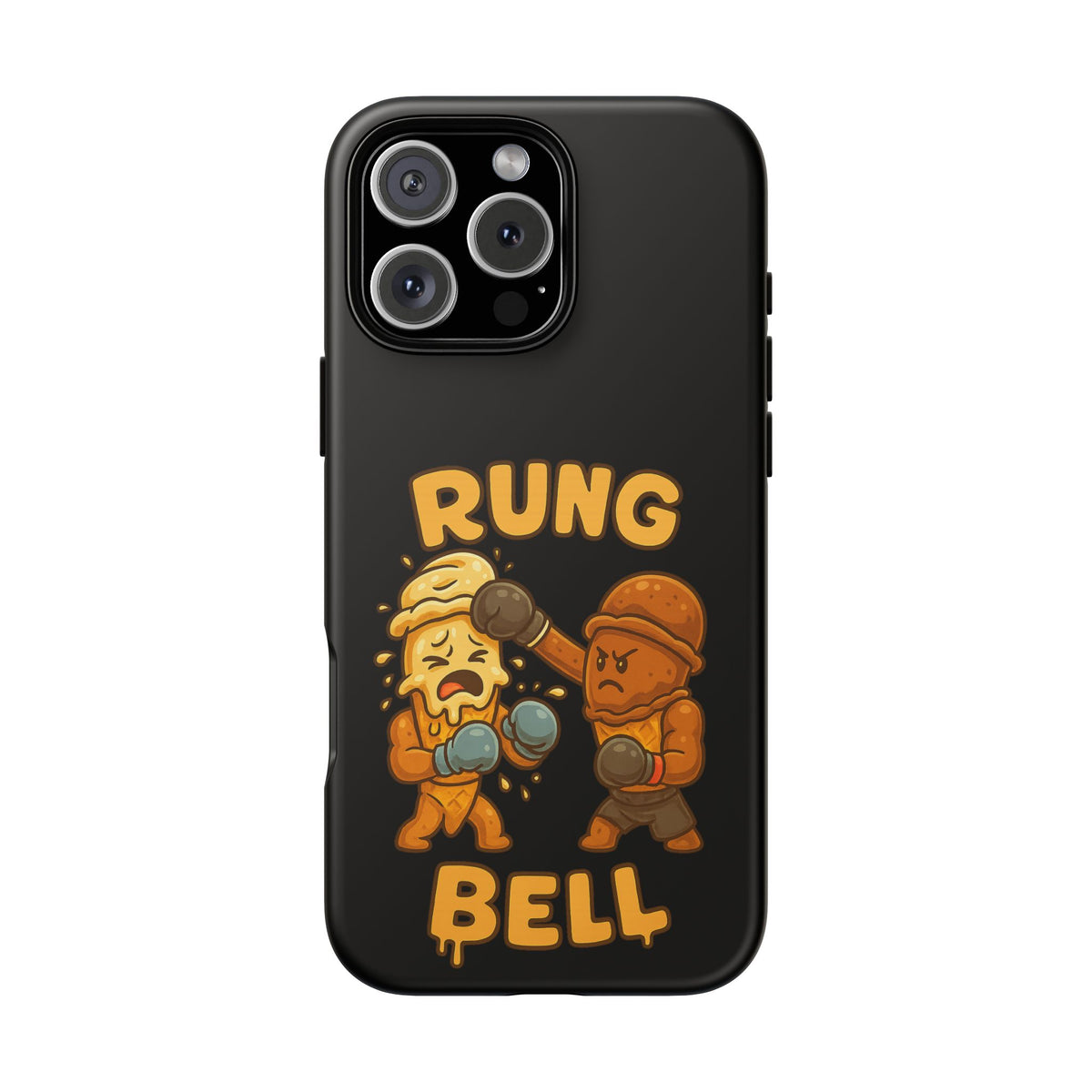 Phone Case — "Rung Bell" Boxing Cartoon Protective Cover