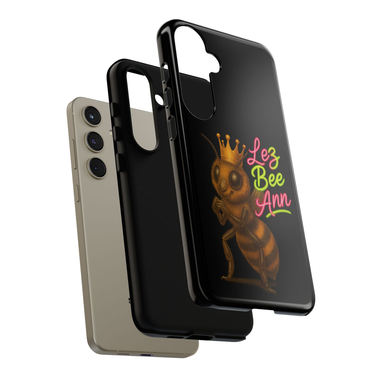 Phone Case — 'Lez Bee Ann' Queen Bee Tough Protective Cover
