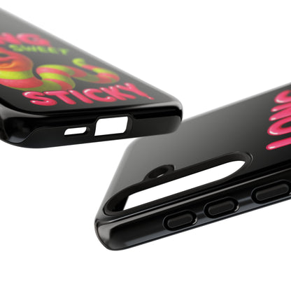 Phone Case — "Long Sweet Sticky" Cute Candy Snake Protective Case