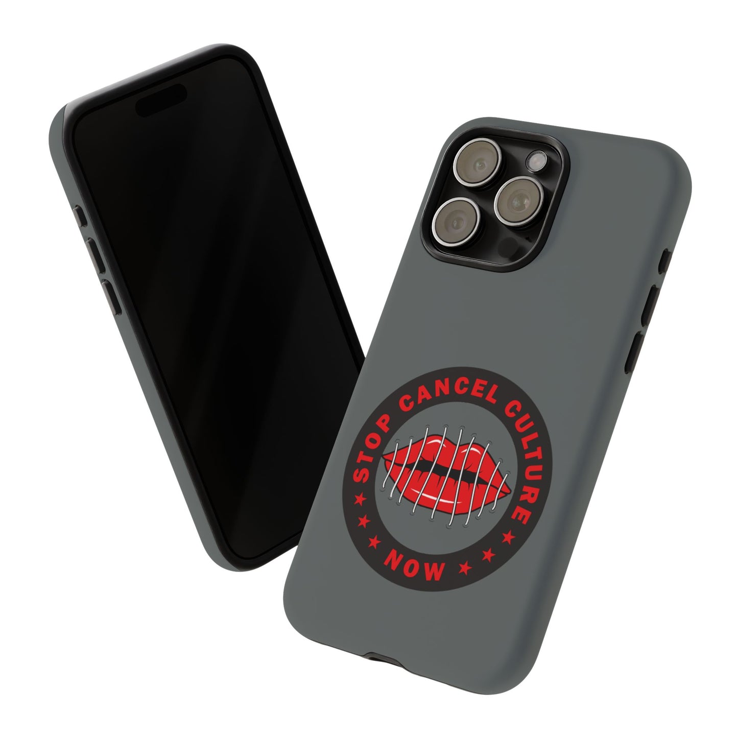 Phone Case — "Stop Cancel Culture Now" Graphic Tough Protective Case