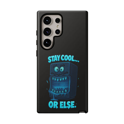Stay Cool... Or Else. Phone Case — Neon Monster Protective iPhone Cover