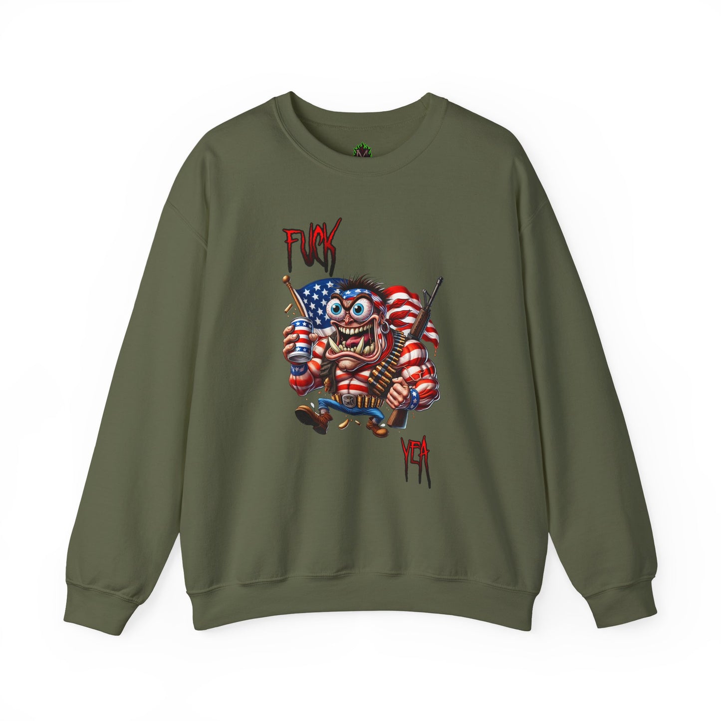 Freedom Maniac “F*** Yea” Crewneck Sweatshirt