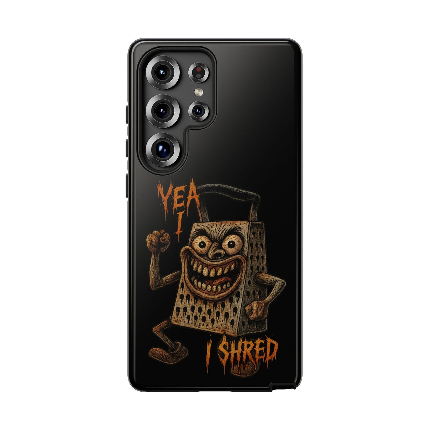 Phone Case — Funny Grater Character 'Yea I Shred' Protective iPhone Cover