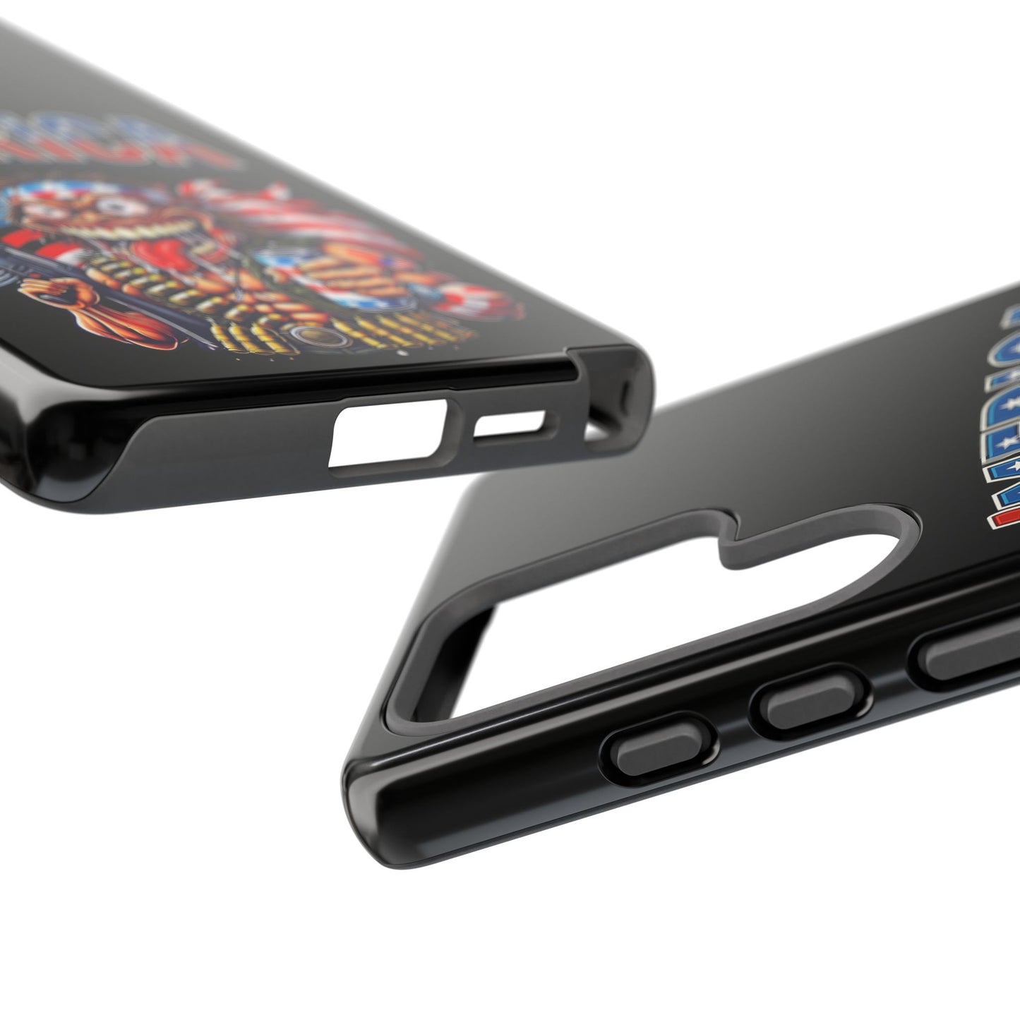 'MERICA Patriotic Phone Case — American Flag Madman Design