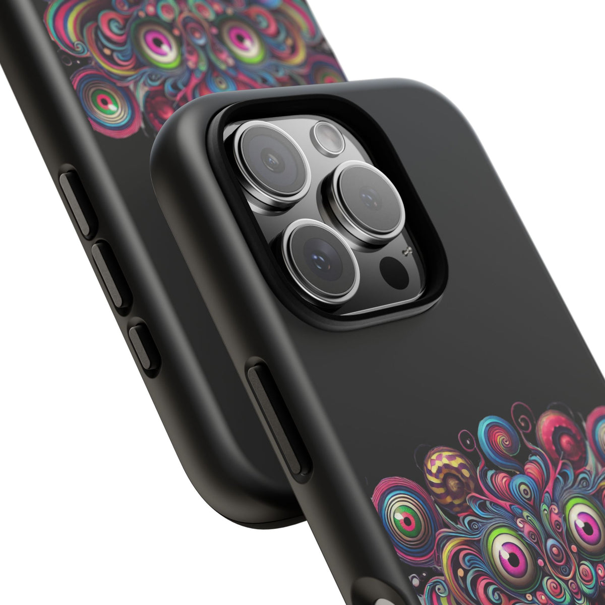 Psychedelic Smiling Eye Cluster Phone Case