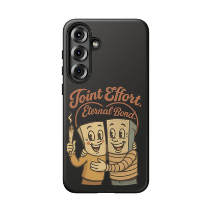 Phone Case — "Joint Effort Eternal Bond" Retro Cannabis Matchstick Design