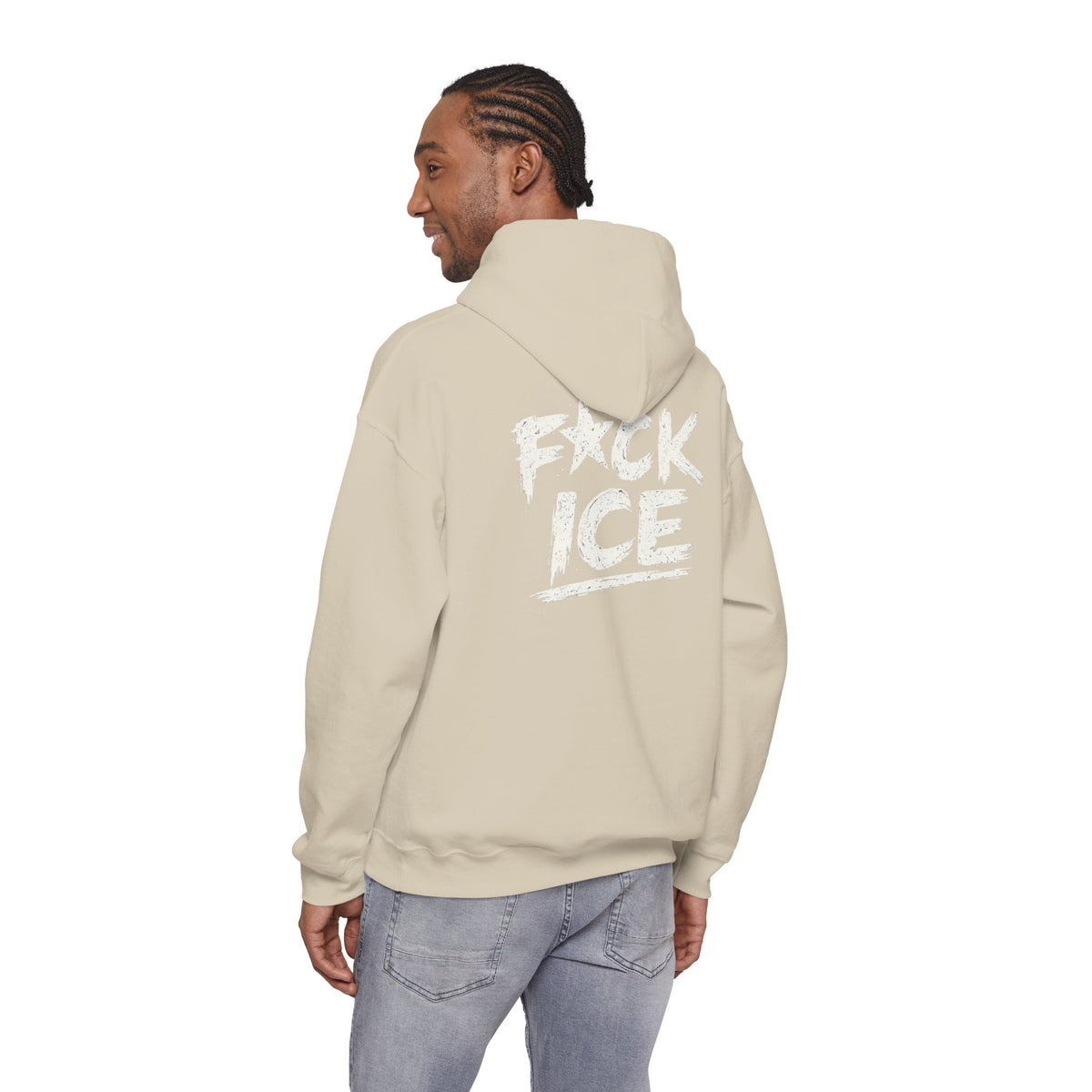 Hoodie — “F*ck Ice” Bold Graphic Back Print Hoodie