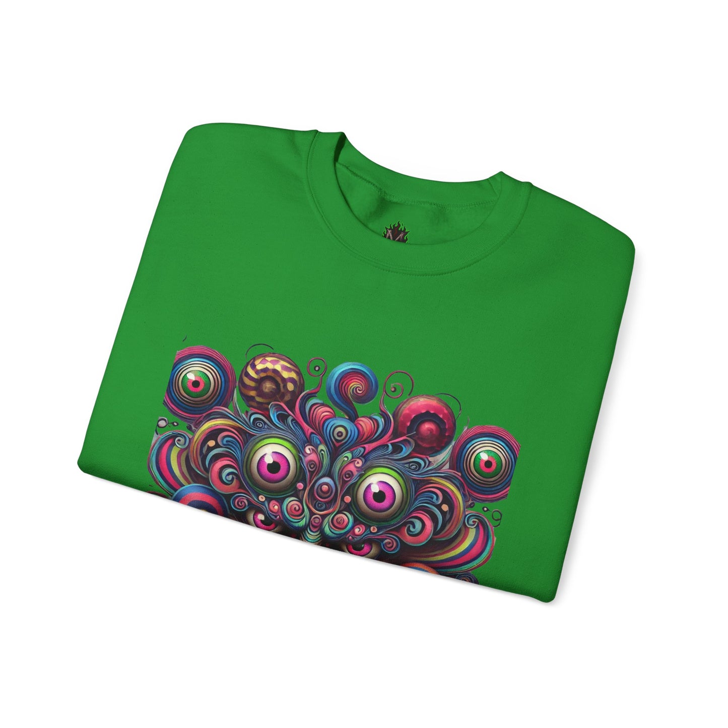 Psychedelic Eye Swarm Crewneck Sweatshirt