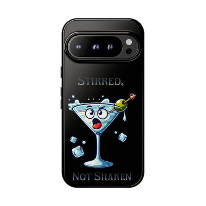 Stirred Not Shaken Phone Case — Funny Martini Cocktail Design