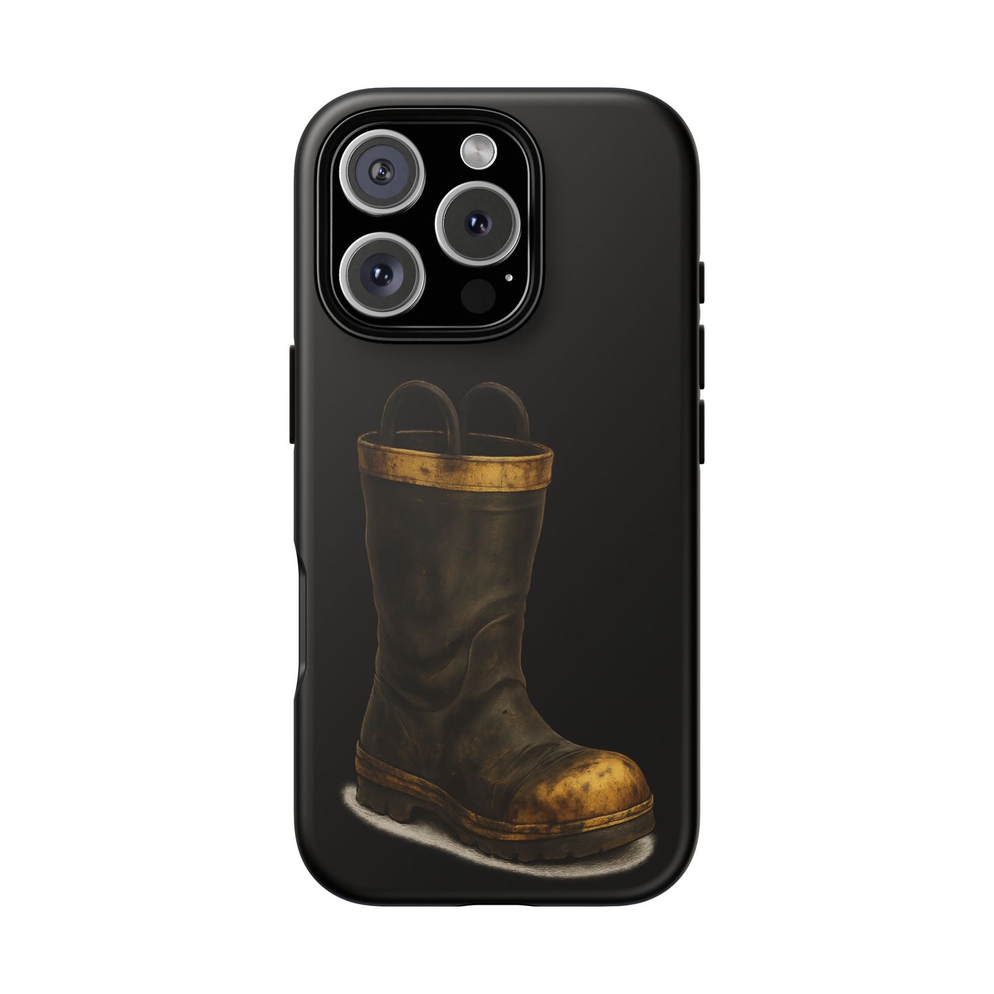 Vintage Fire Boot Phone Case — Rugged Protective iPhone Cover