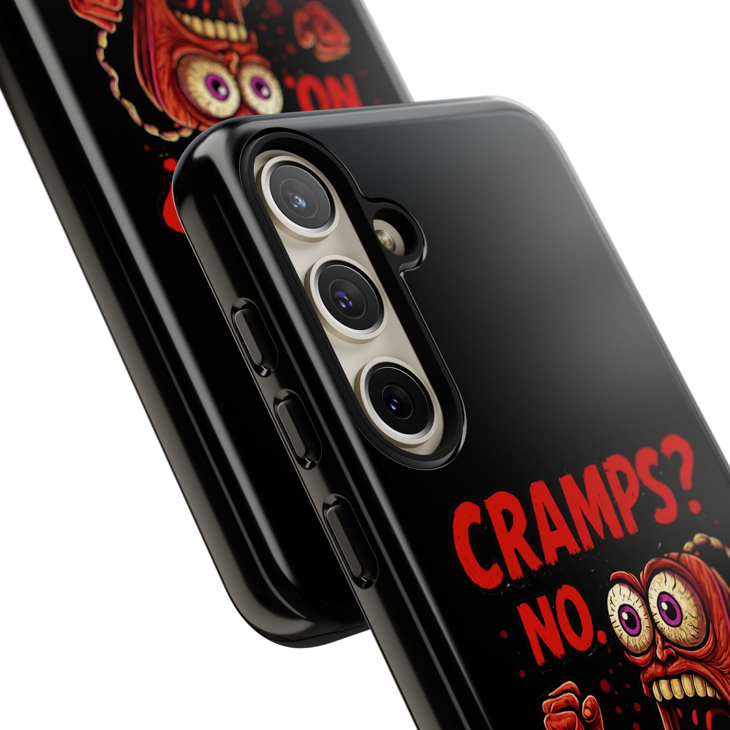 Phone Case — "Cramps? No, Wrath!" Retro Hot-Pepper Graphic