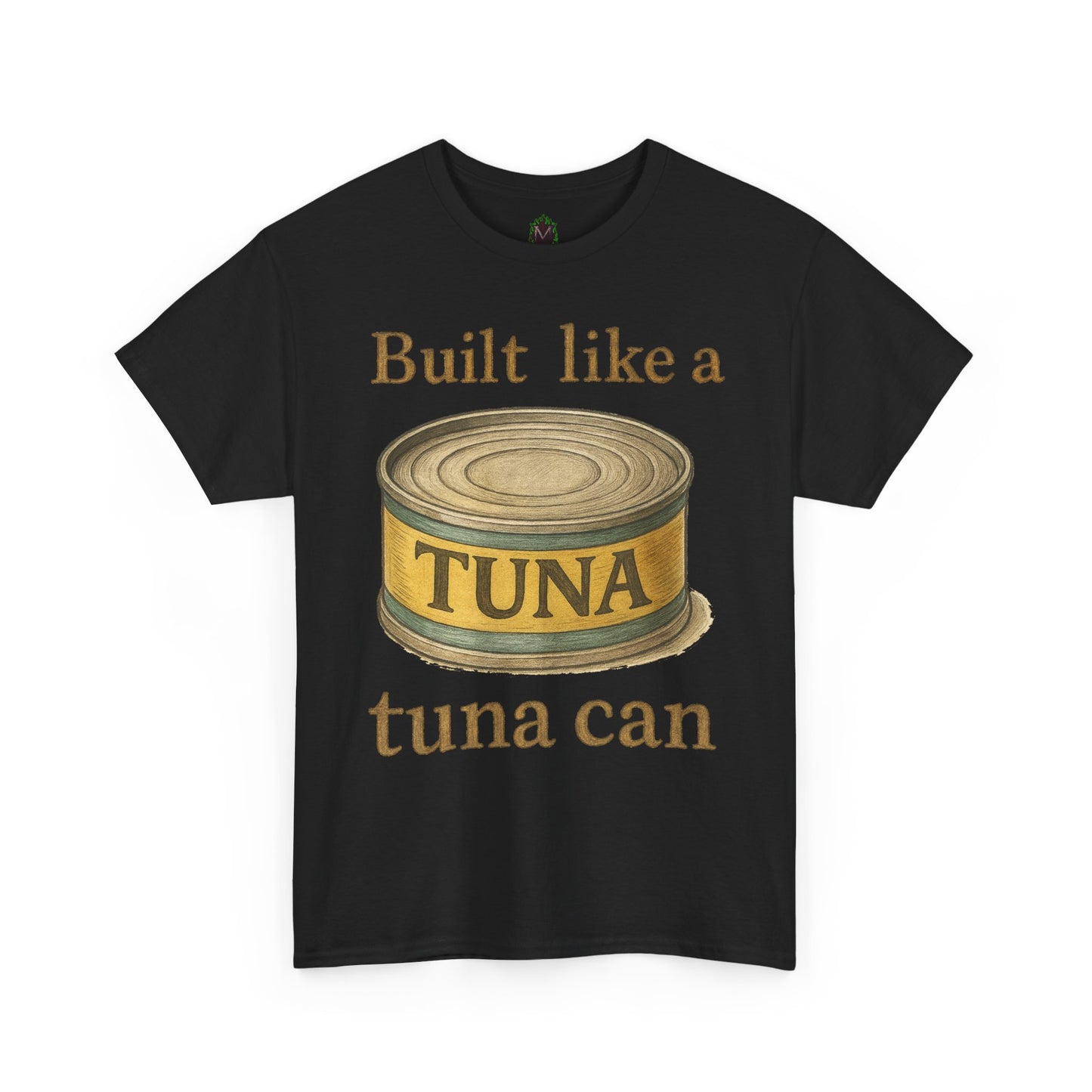 Built Like a Tuna Can T-Shirt | Tuna Can Graphic Tee