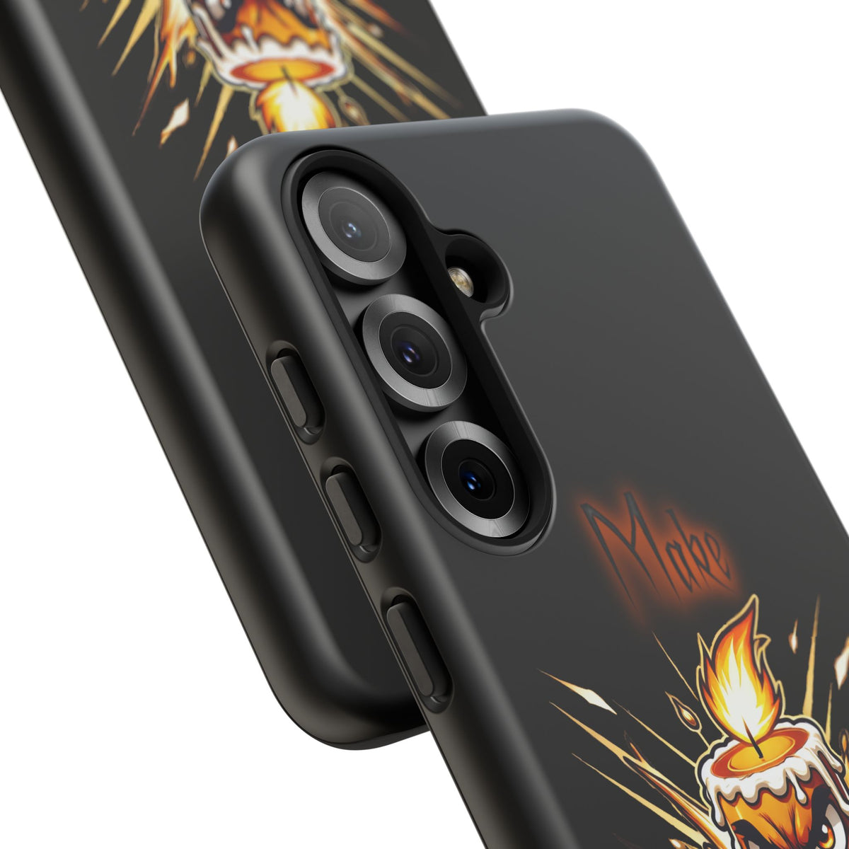 Tough Phone Case — "Make My Fire" Angry Candle Protective Cover