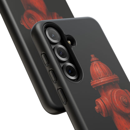 Red Fire Hydrant Phone Case — Tough Protective iPhone Cover