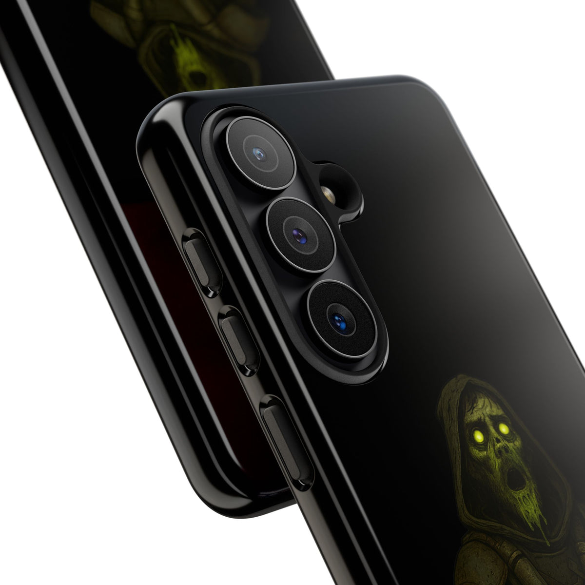 Phone Case — 'Toxic? Nah, Just Prophetically Unpleasant' Neon Grim Reaper Protective Cover