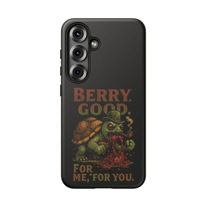 Phone Case — 'Berry Good' Zombie Turtle Graphic Tough Protective Case