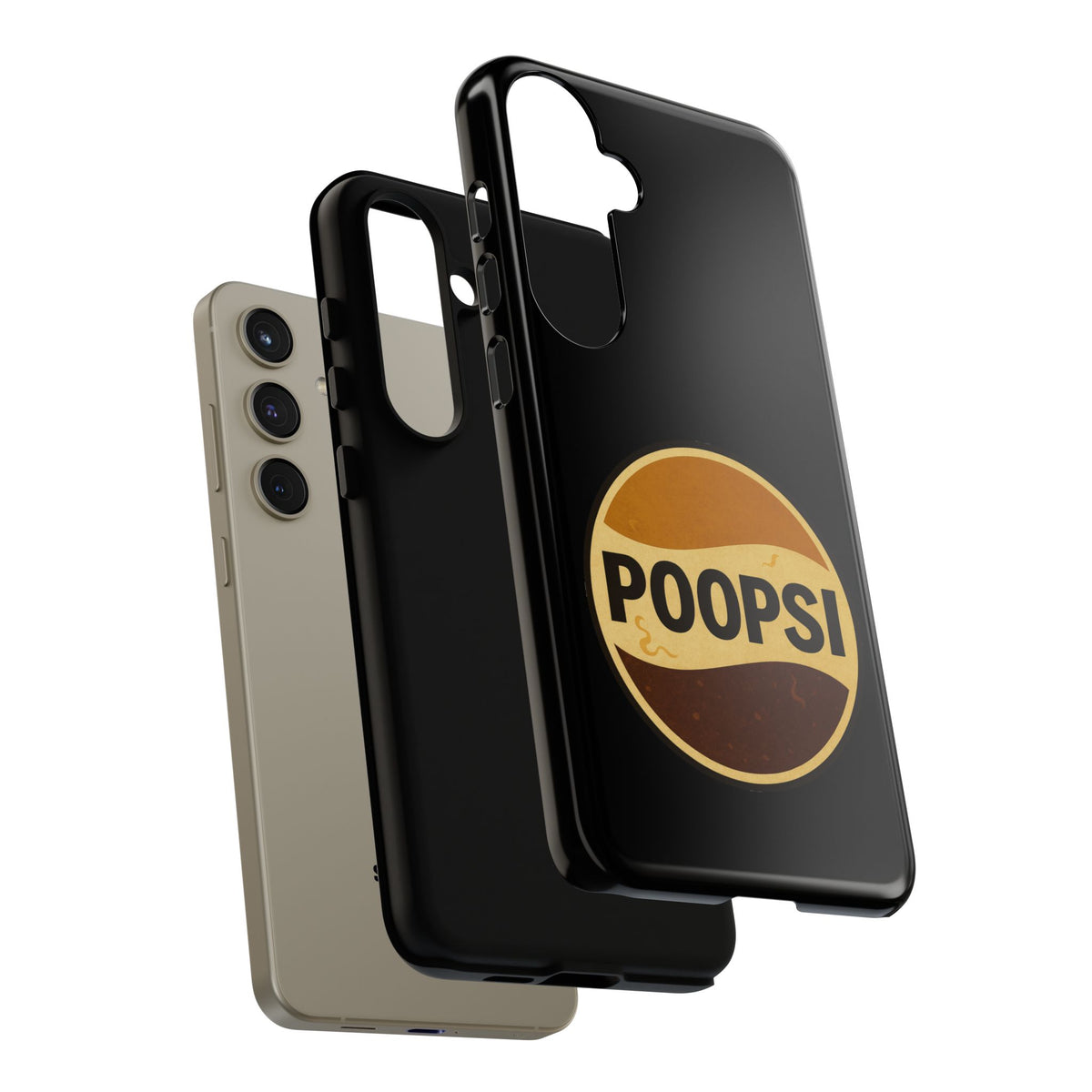 Poopsi Retro Logo Phone Case — Funny Vintage Soda-Inspired iPhone Cover