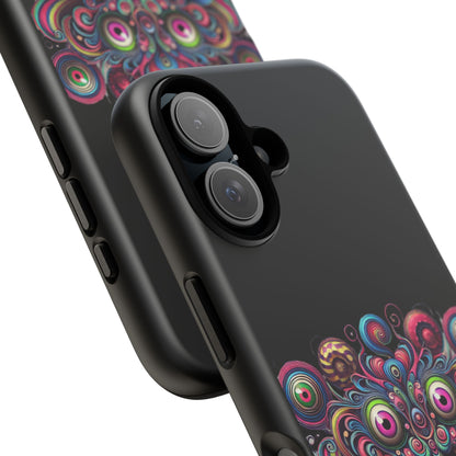 Psychedelic Smiling Eye Cluster Phone Case