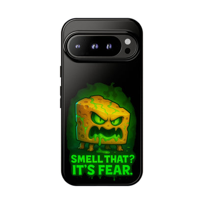 Phone Case — 'Smell That? It's Fear.' Spooky Cheese Monster Protective Case