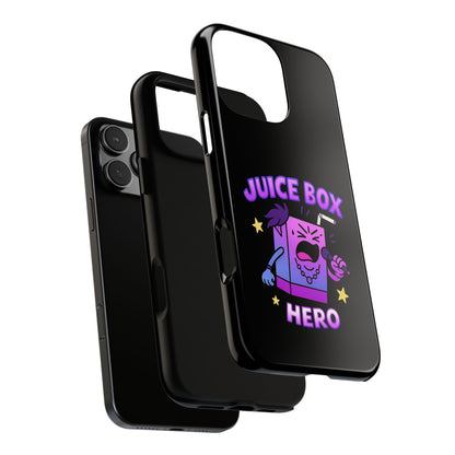 Phone Case — 'Juice Box Hero' Cute Cartoon Protective Cover