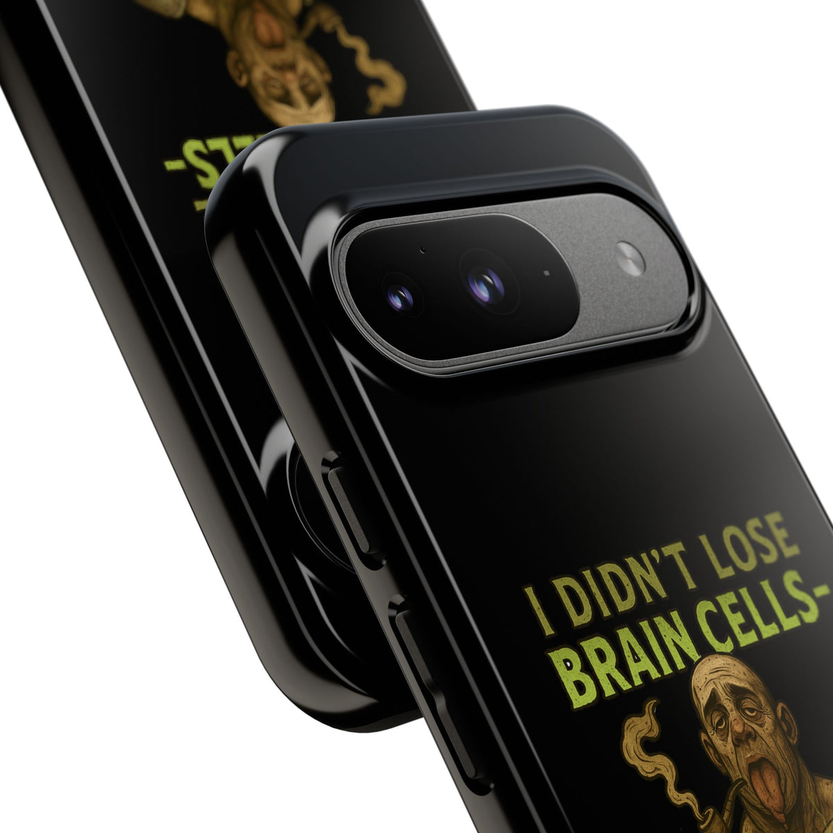Phone Case — “I Didn’t Lose Brain Cells — Someone Stole Them” Humorous Zombie Graphic