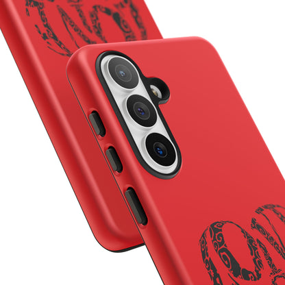 Red 'Love Justice' Heart Phone Case — Protective iPhone Cover, Valentine’s Gift
