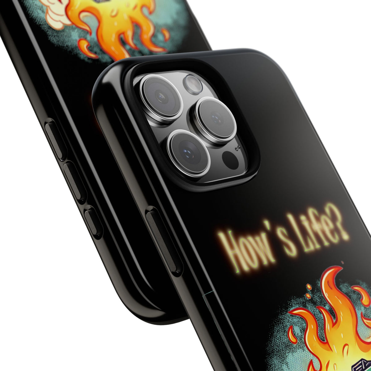 How's Life? Flaming Dumpster Phone Case