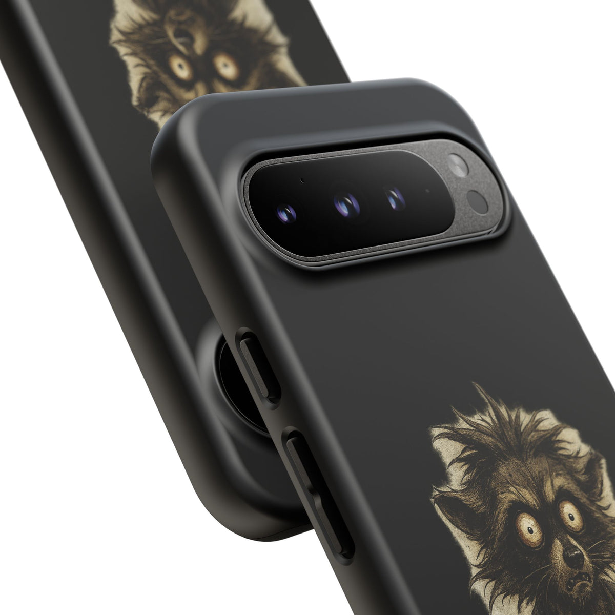 Phone Case — "Chosen by Darkness (Or Maybe Just Rabies)" Cute Creepy Lemur Design