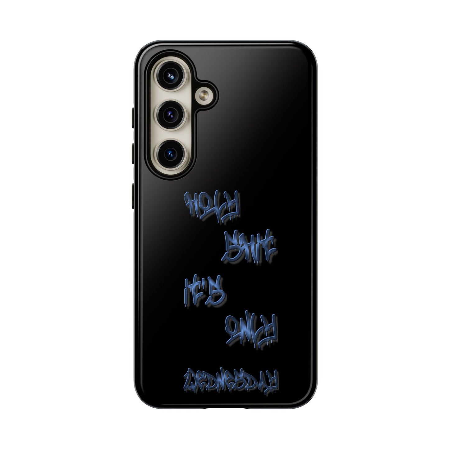 Phone Case — Blue Neon Graffiti "Tough Cases" Protective Cover