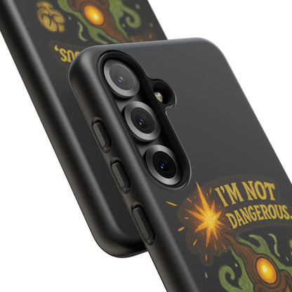 Phone Case — “I’m Not Dangerous, I’m Expressive” Monster Protective Case