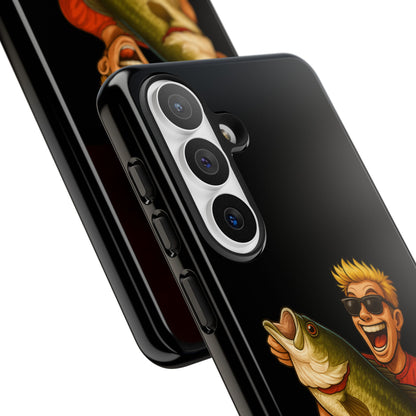 Fishing Phone Case — "I Came. I Cast. I Conquered." Graphic Bass Design