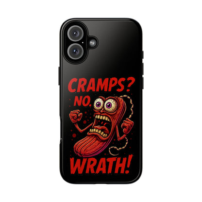 Phone Case — "Cramps? No, Wrath!" Retro Hot-Pepper Graphic