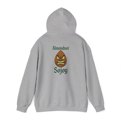 Angry Almond Hoodie - Tropical Humor Graphic Sweatshirt