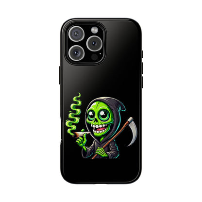 Grinning Green Reaper Phone Case