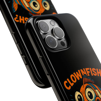 Phone Case — “Clownfish? I’m a Killer Joke.” Funny Creepy Fish Graphic