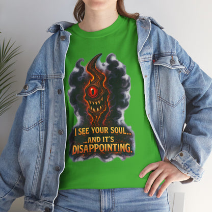 I See Your Soul Demon Eye T-Shirt | Horror Graphic Tee