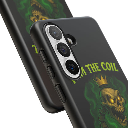Tough Cases — “I Am The Coil In Your Nightmares” Skull Snake Shockproof Phone Case