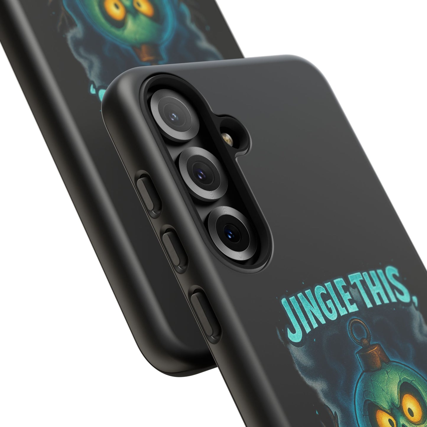 Phone Case - 'Jingle This, Santa' Spooky Holiday Protective Case