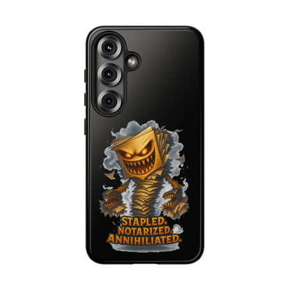 Phone Case — Stapled, Notarized, Annihilated Lightning-Fast Protective Case