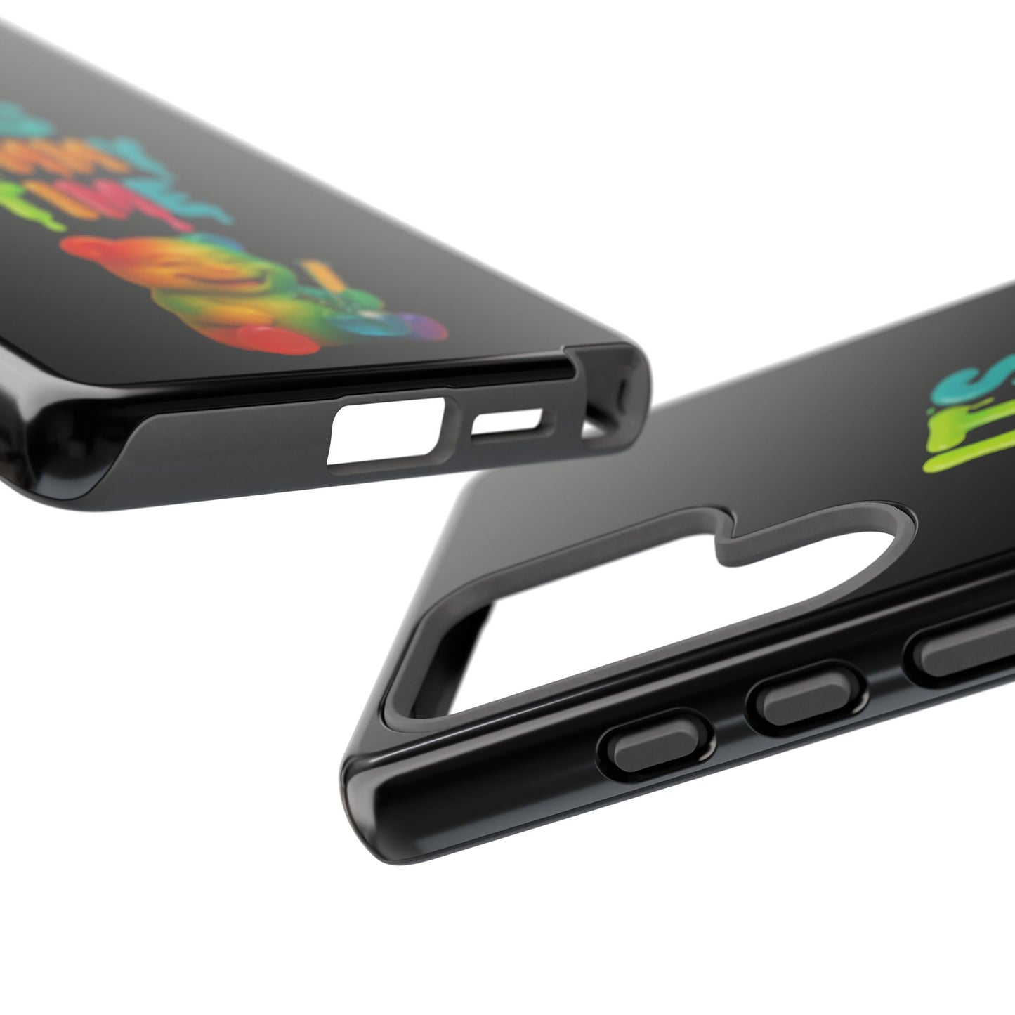 Phone Case — "It's Gummy Time" Rainbow Gummy Bear Protective Cover