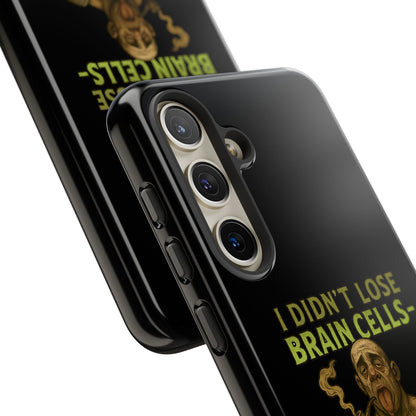 Phone Case — “I Didn’t Lose Brain Cells — Someone Stole Them” Humorous Zombie Graphic