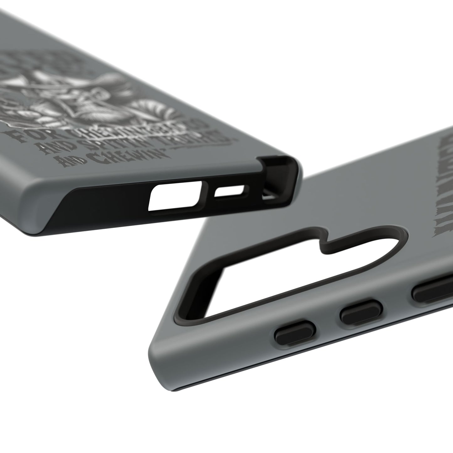 Phone Case — "Wanted Alive!" Cowboy Chewin' Tobacco Graphic