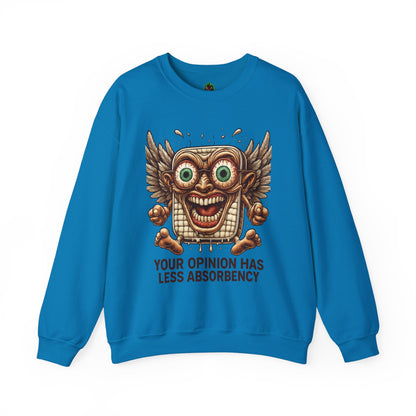 Your Opinion Has Less Absorbency – Flying Maxipad Sweatshirt