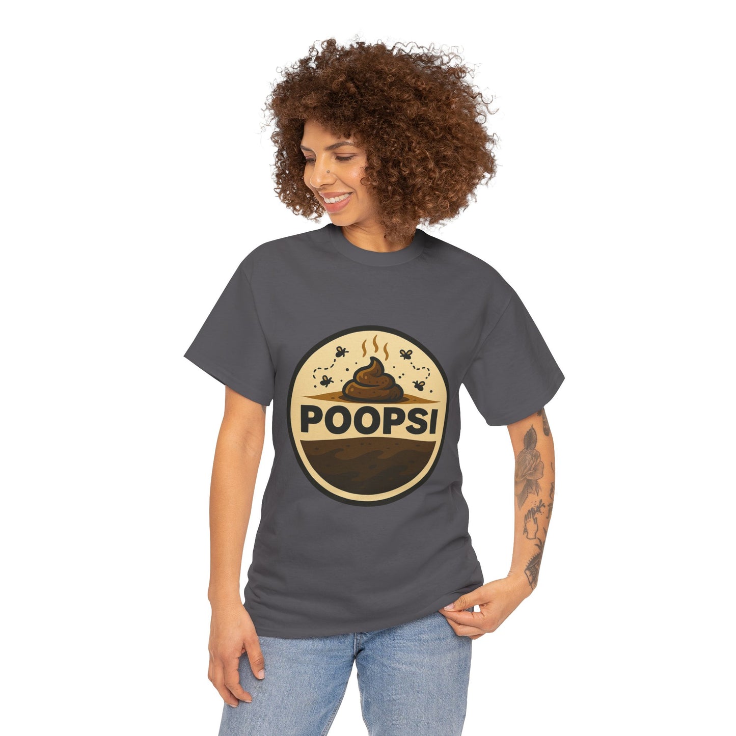 Poopsi Logo Tee | Funny Poop Graphic T-Shirt