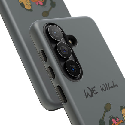 Phone Case - "We Will Resist" Cartoon Protest Design