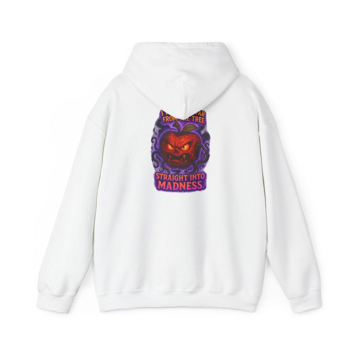 Pumpkin Demon Hoodie — "Straight Into Madness" Halloween Sweatshirt