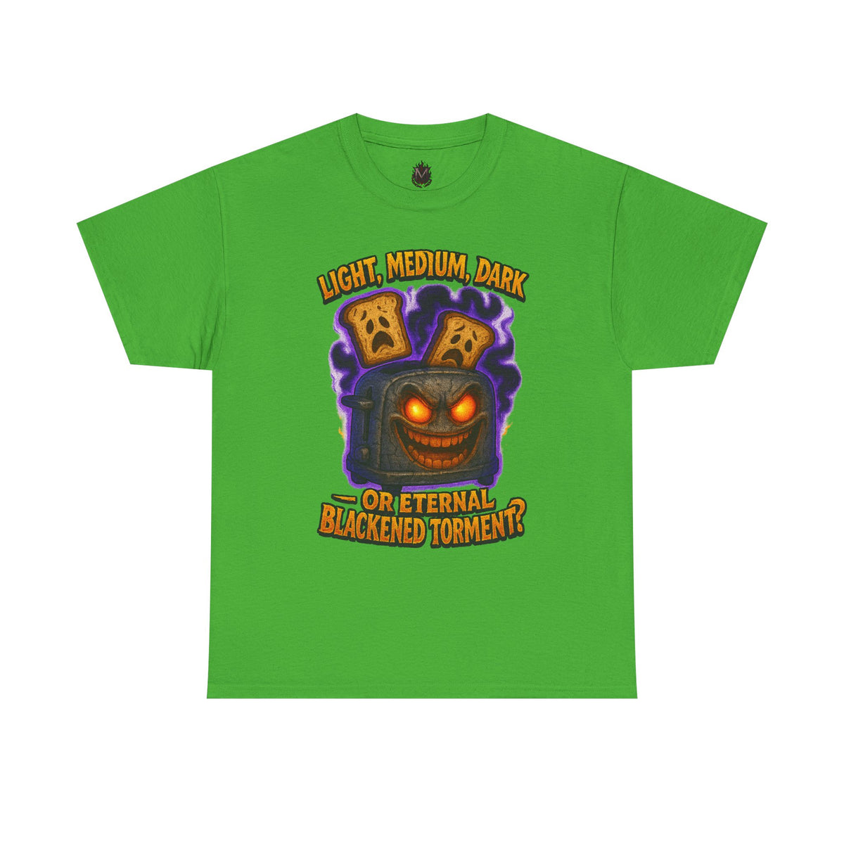 Spooky Toast Jack-o'-Lantern T-Shirt | Light Medium Dark or Eternal [...]